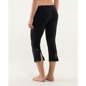Lululemon Gather & Crow Crop Leggings Black Size 4